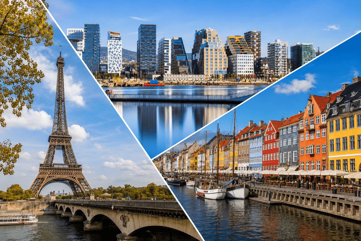 Paris – Oslo – Copenhagen